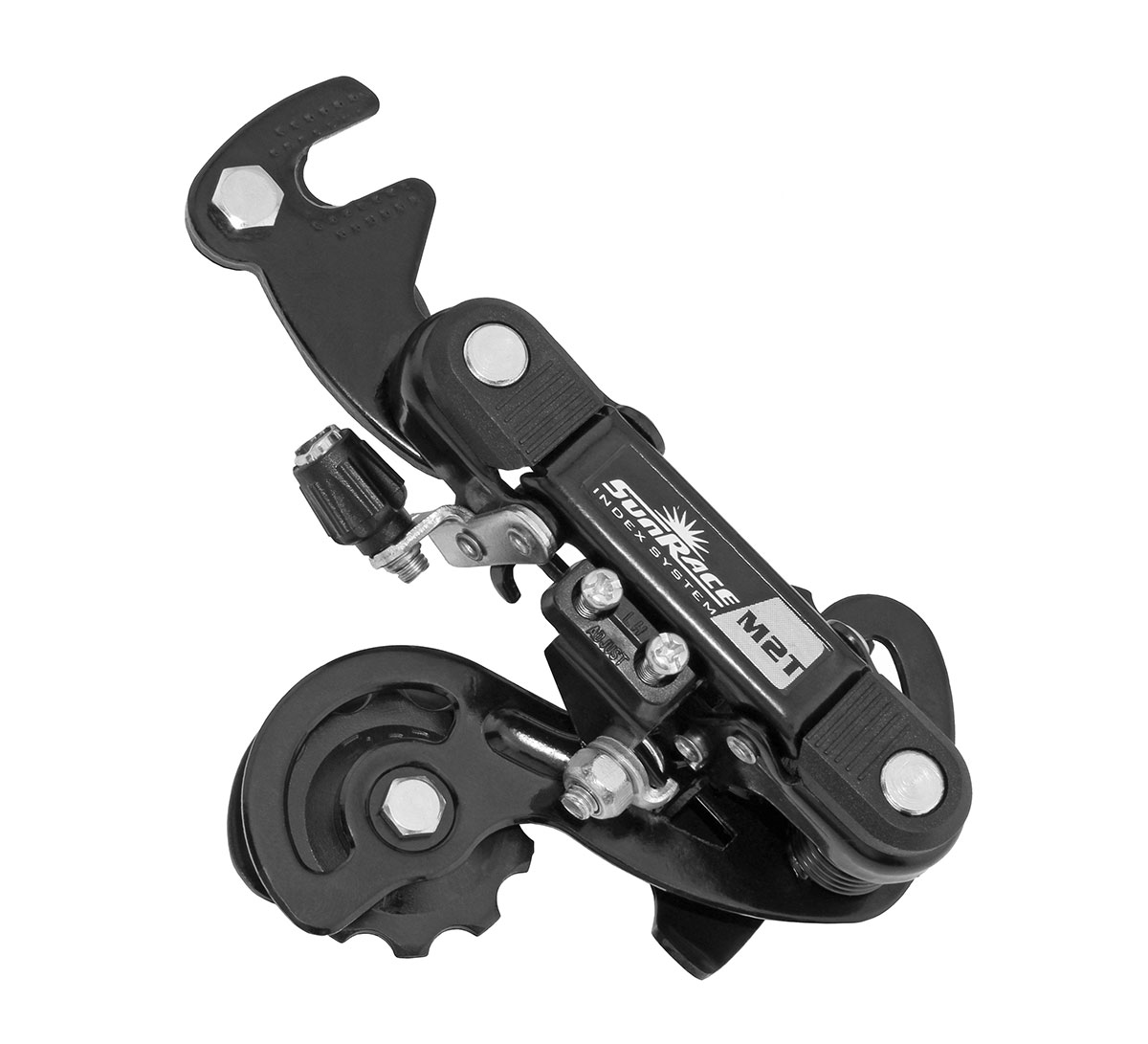 Rear Derailleur 6/7 Speed RDM-2T-SB W/BRKT Black Sun Race.